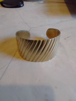 Vintage Brass Bangle Bracelet