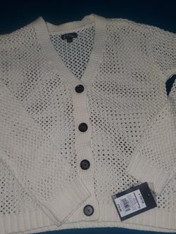 New Art Class GIRL Crochet Sweater 
