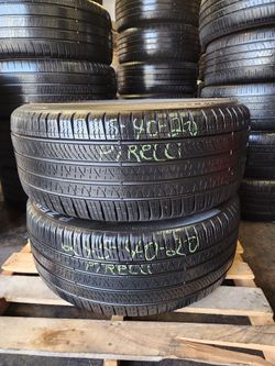 245 40R 20 USED TIRES PIRELLI P ZERO 2454020 USED TIRES (PAIR) MOUNT BALANCE INCLUDED