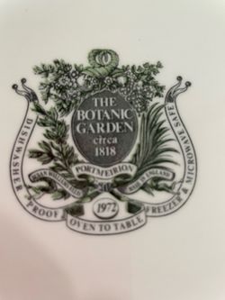 37-Pc Portmeirion Botanic Garden Collection- incl. rare 20” Turkey Platter  $525