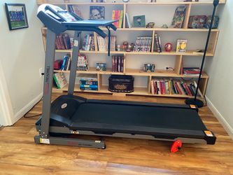 Sunny Health & Fitness Treadmill + Work Desk Attachment