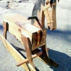 Wooden Rocking Horse