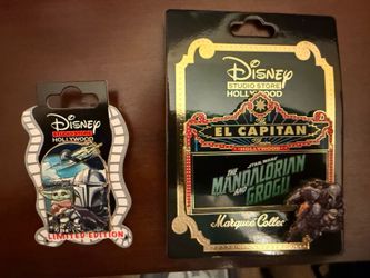 Star Wars Mandalorian Grogu El Capitan Pins