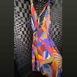 Brand New (Size 1XL) Multicolor Flower Dress