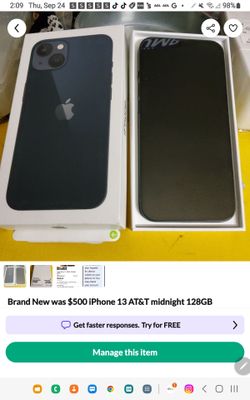 Brand NeW IN Box cost over $500 iPhone 13