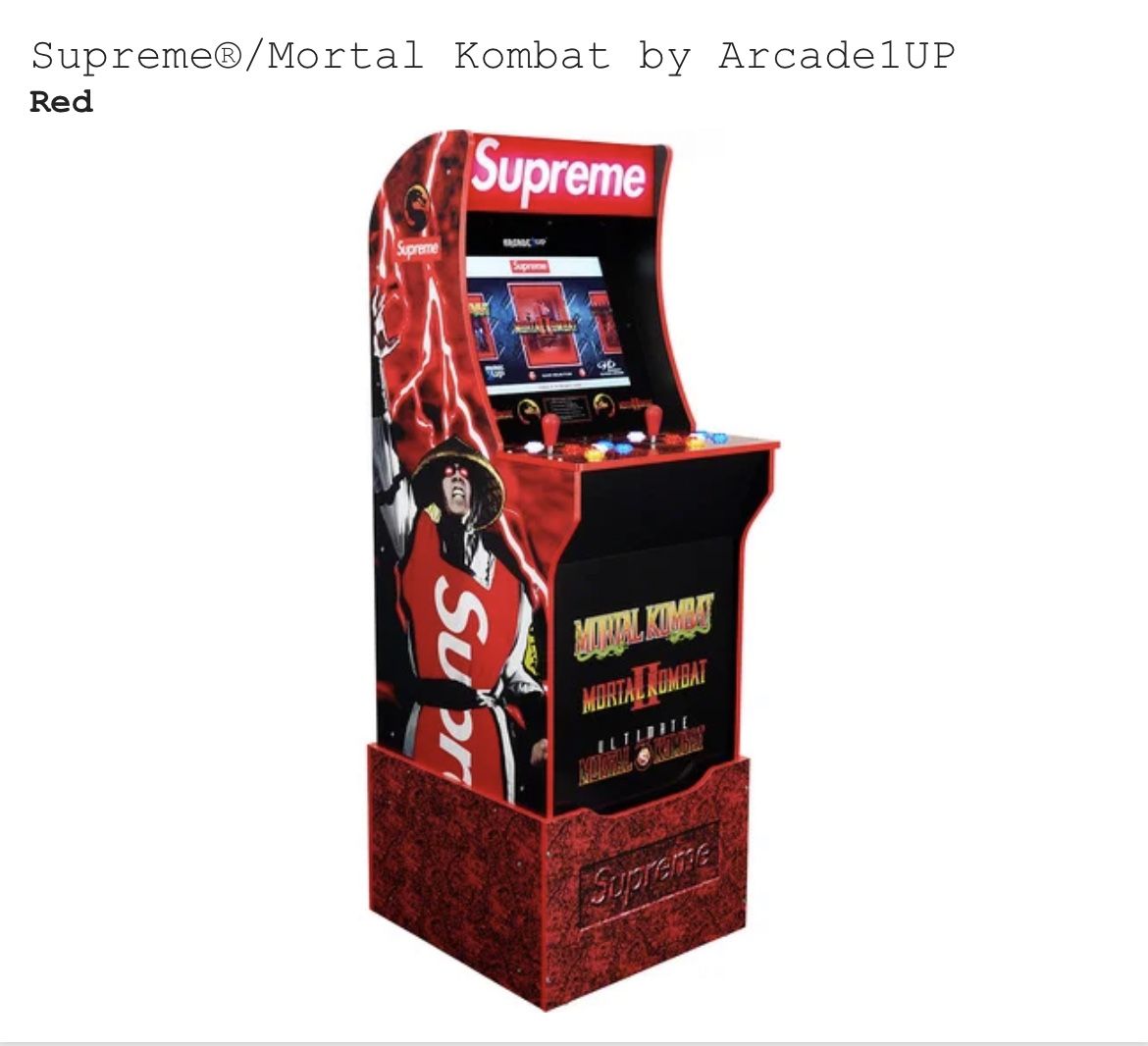 Supreme Mortal Kombat Arcade Gaming Machine