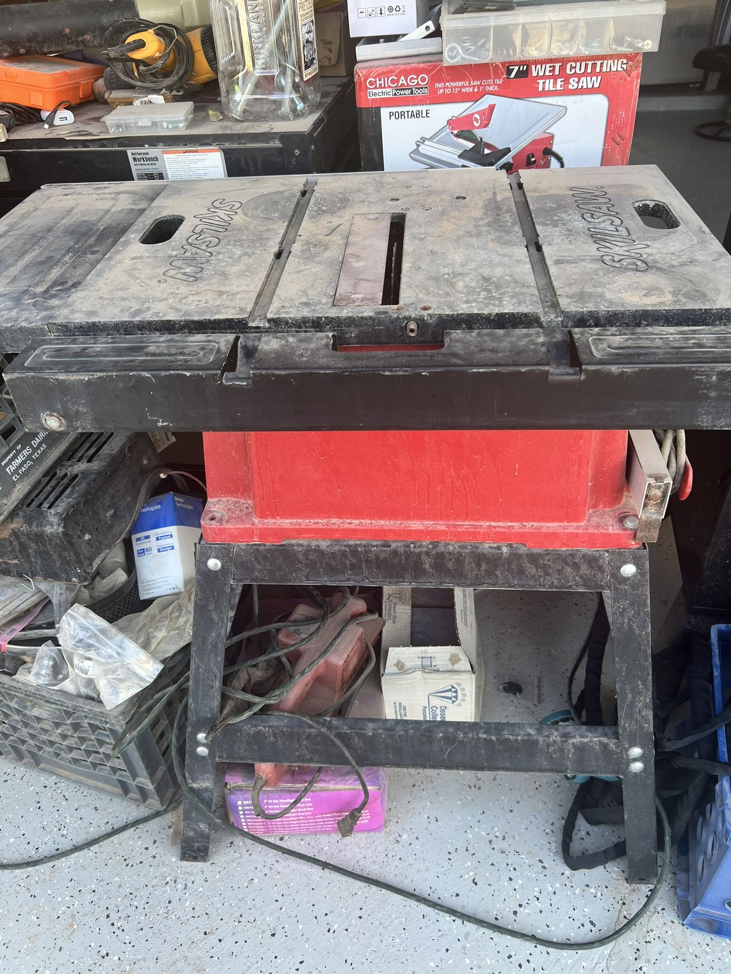 Used Skill saw Table Saw 