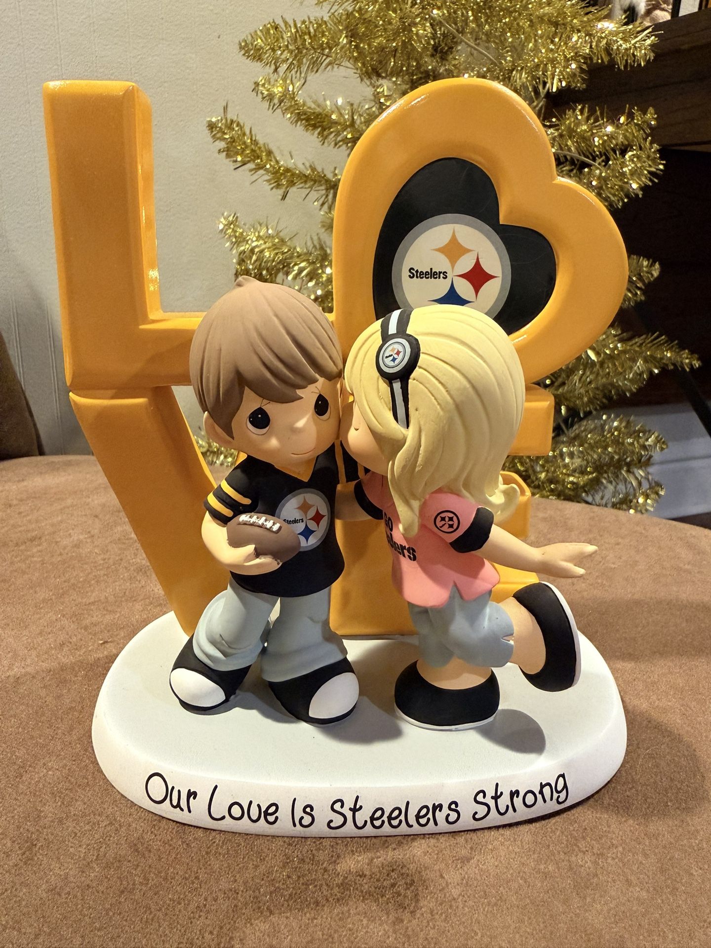 Precious Moments Steeler Love