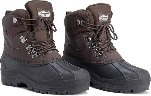 NEW Men 11 Insulated Winter Snow Boots Waterproof Duck Hiking Bean Hiker Walking Short Ankle Boot