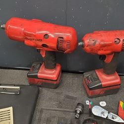 Snap On 1/2 And 3/8 Electric Inpacts 