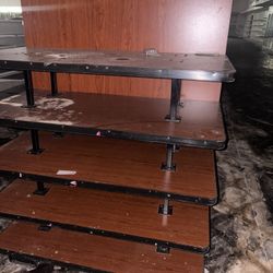 Wooden Display Shelves