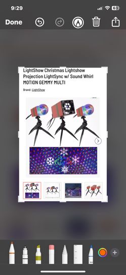 Like New Light show Musical Song/sync Projector Lights