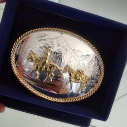 Montana Silver Silversmiths Belt Buckle