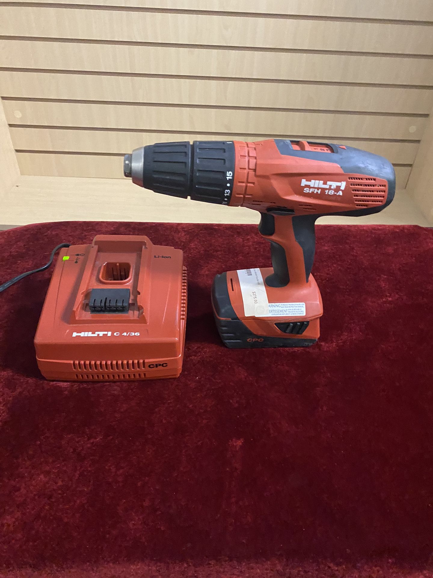 HILTI 1/2 Inch Drill / Driver Compact Cordless 18 volt With Battery & charger
