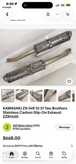 2015 Kawasaki ZX14 exhaust