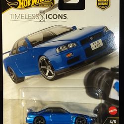 Hot Wheels Car Culture Timeless Icons Nissan Skyline GT-R34