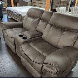 MANUAL RECLINER SOFA SET 