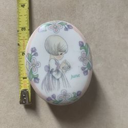 Precious Moments June Trinket Box