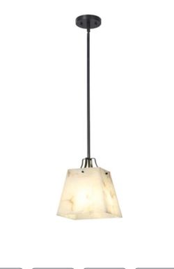 All new black alabaster glass geometric mini hanging pendant light