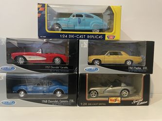 CORVETTE, CAMARO, GTO & OTHER METAL DIECAST CARS