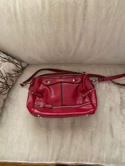 Classy Red Leather Handbag