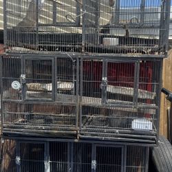 Triple Stack Bird Cage