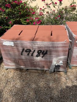 3+ pallets of pavers / stepping stone 12”x 12” red