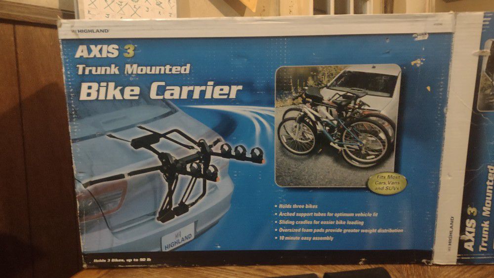 Highland Axis 3 Trunk Mounted Bike Carrier