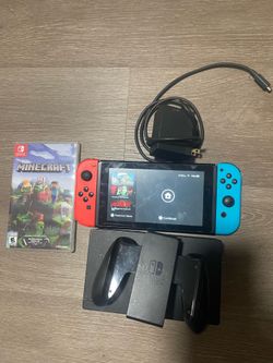 Nintendo switch with a 126 GB
