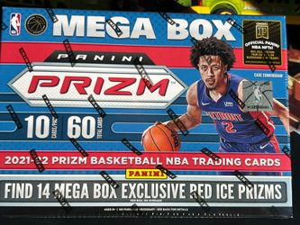 2022 Panini Prizm Basketball Mega Box Sealed