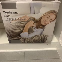 NEW Brookstone 15lb Weighted Blanket—PURCHASED FOR $150
