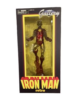 Marvel Gallery Diamond Select Toys Iron Man Retro 11" PVC Diorama Statue Figure