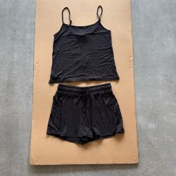 NUUDS Cami Sleep Set (XS, Black)