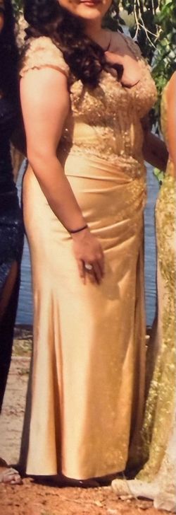 VS Couture Champagne dress