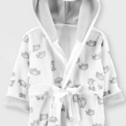 Bear Bath Robe 0-9 Months