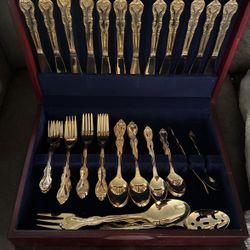 Gold Plated Cutlery Set