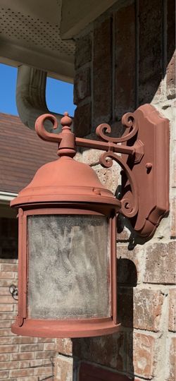 Set of 3 Outdoor Electrical Wall Lights