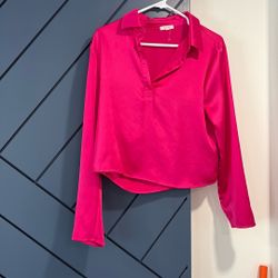 Pink Blouse -size M