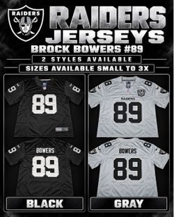 Las Vegas Raiders #89 Brock Bowers NFL Jerseys