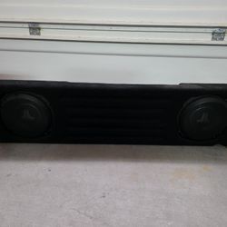 2 JL Audio 10 TW3s in a JL Toyota Tundra Stealthbox