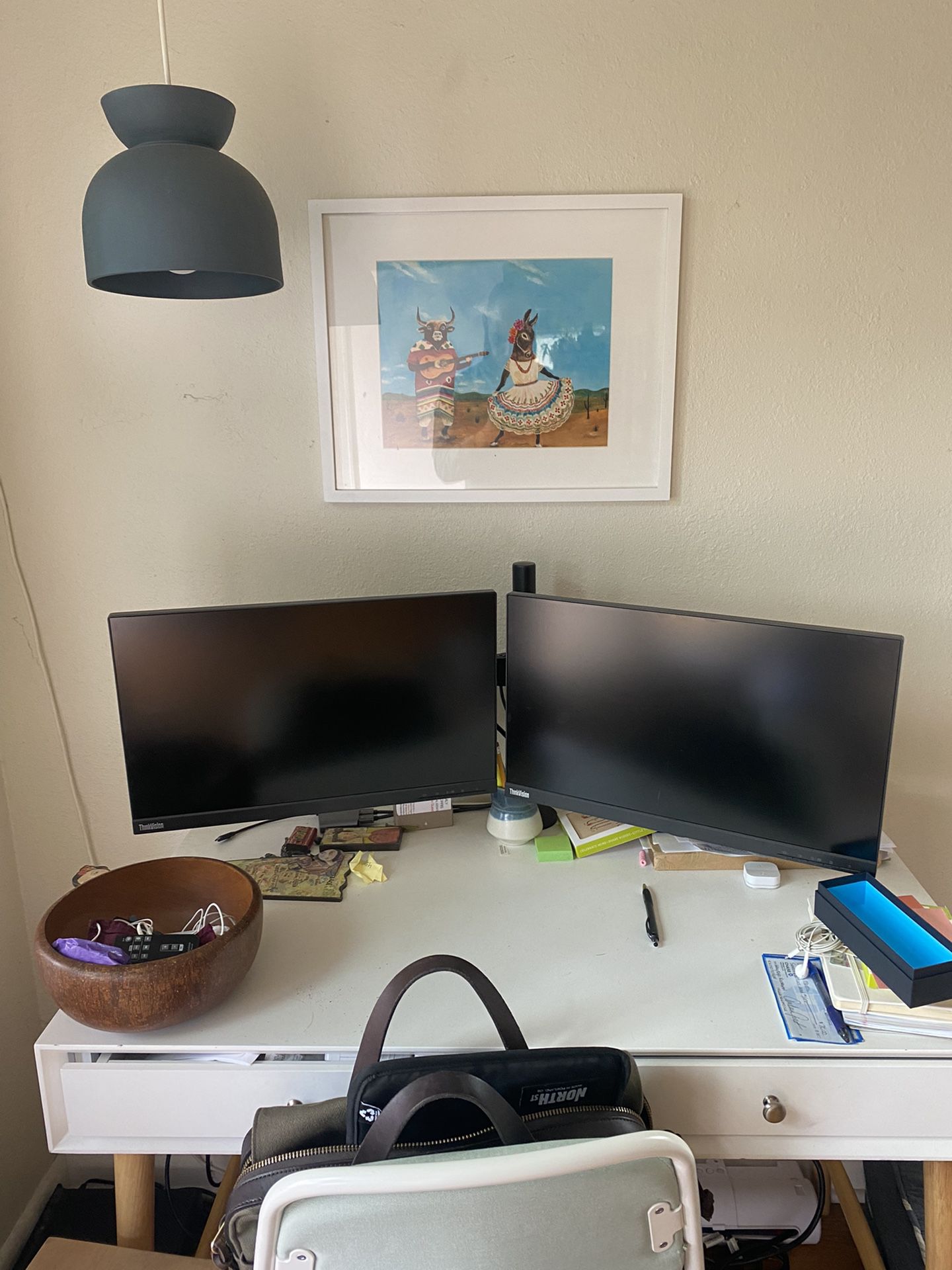 Dual Monitor Set-up For Your Home Office!!!