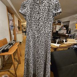 Commense Floral Print Midi Dress - XS