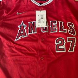 Angels Mike Trout Kids Jersey