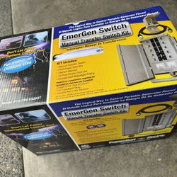 Connecticut Electric 30 Amp 10-Circuits G2 Manual Transfer Switch Kit with 30 Amp Inlet and 10 ft. Cord