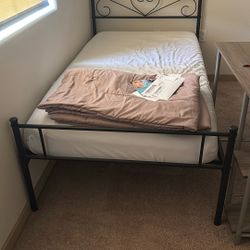 Twin Bed Frame And Mattress