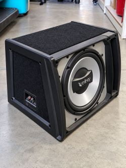 Infinity 12” Subwoofer w/ Box + Amp + Wiring – Complete Setup