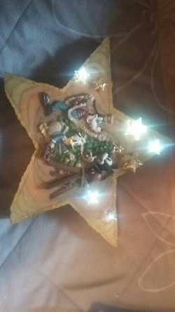 Table top disney wood star