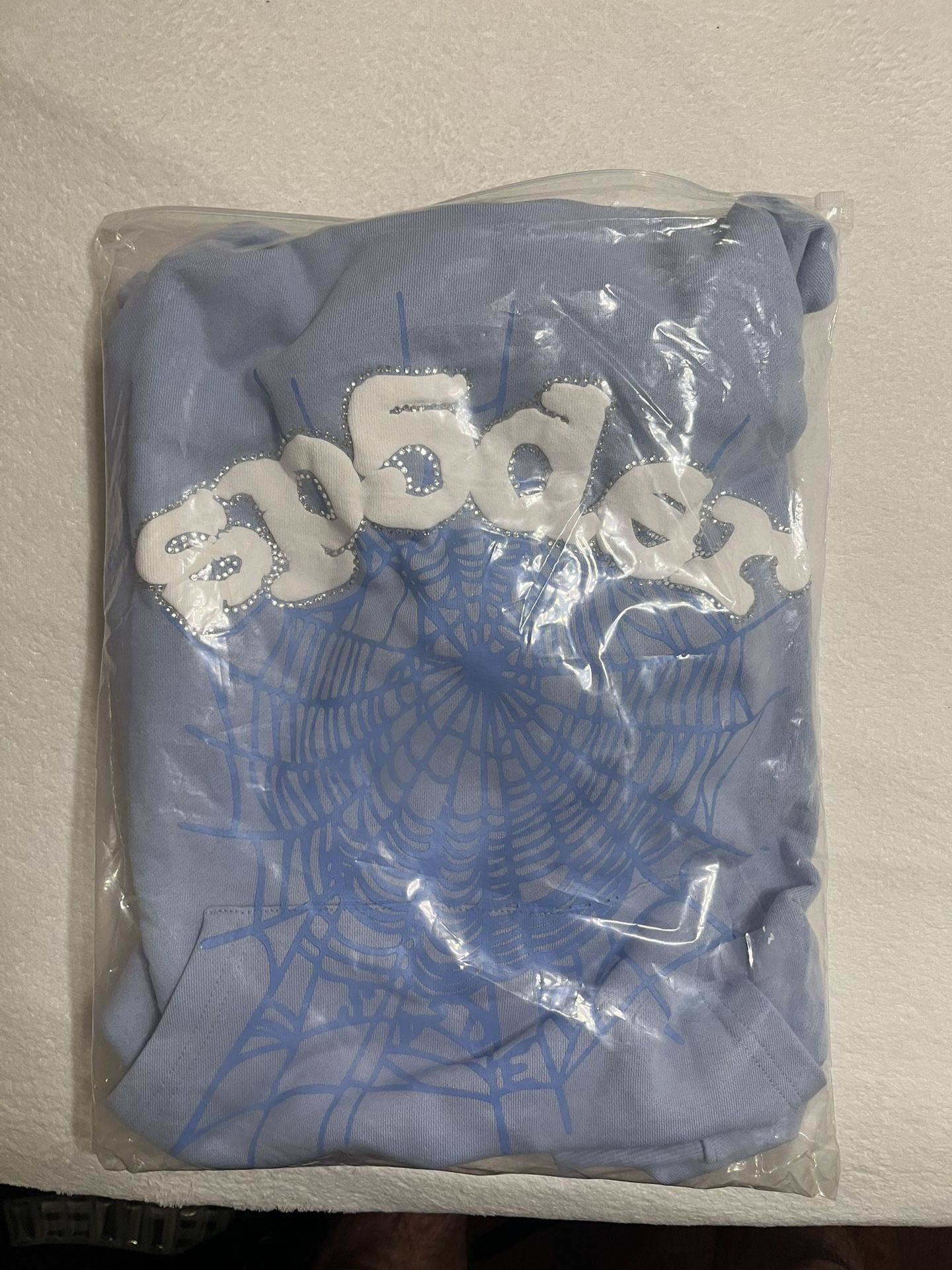 Sp5der Web Hoodie ( Sky Blue )