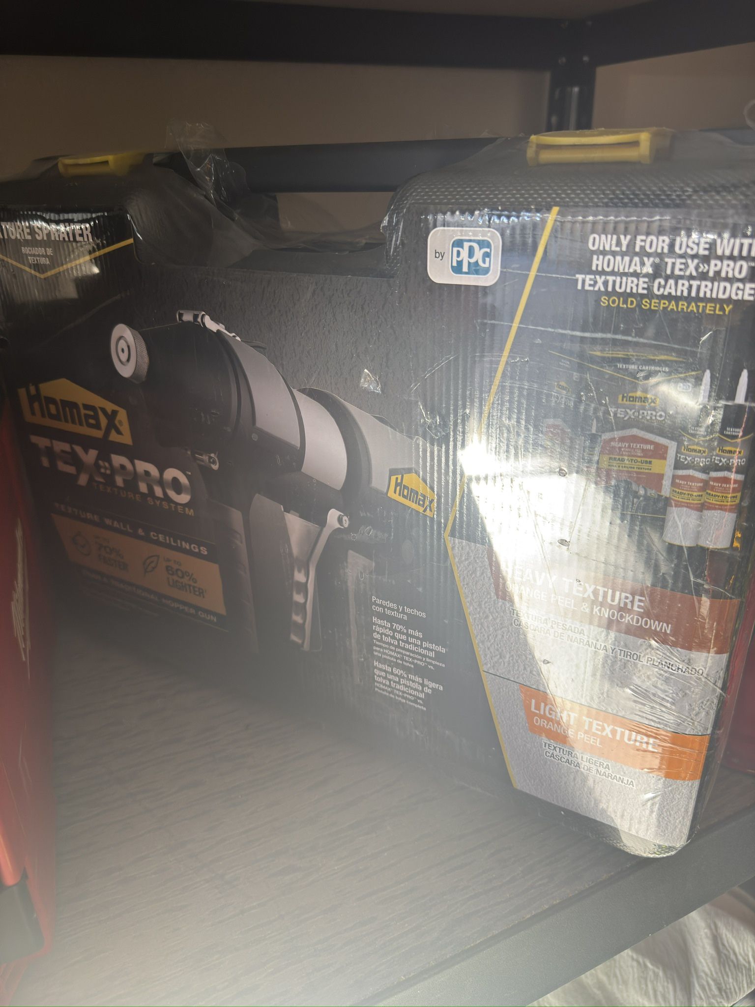 Homax Tex-Pro Texture Gun And 1 Case Of Cartridges