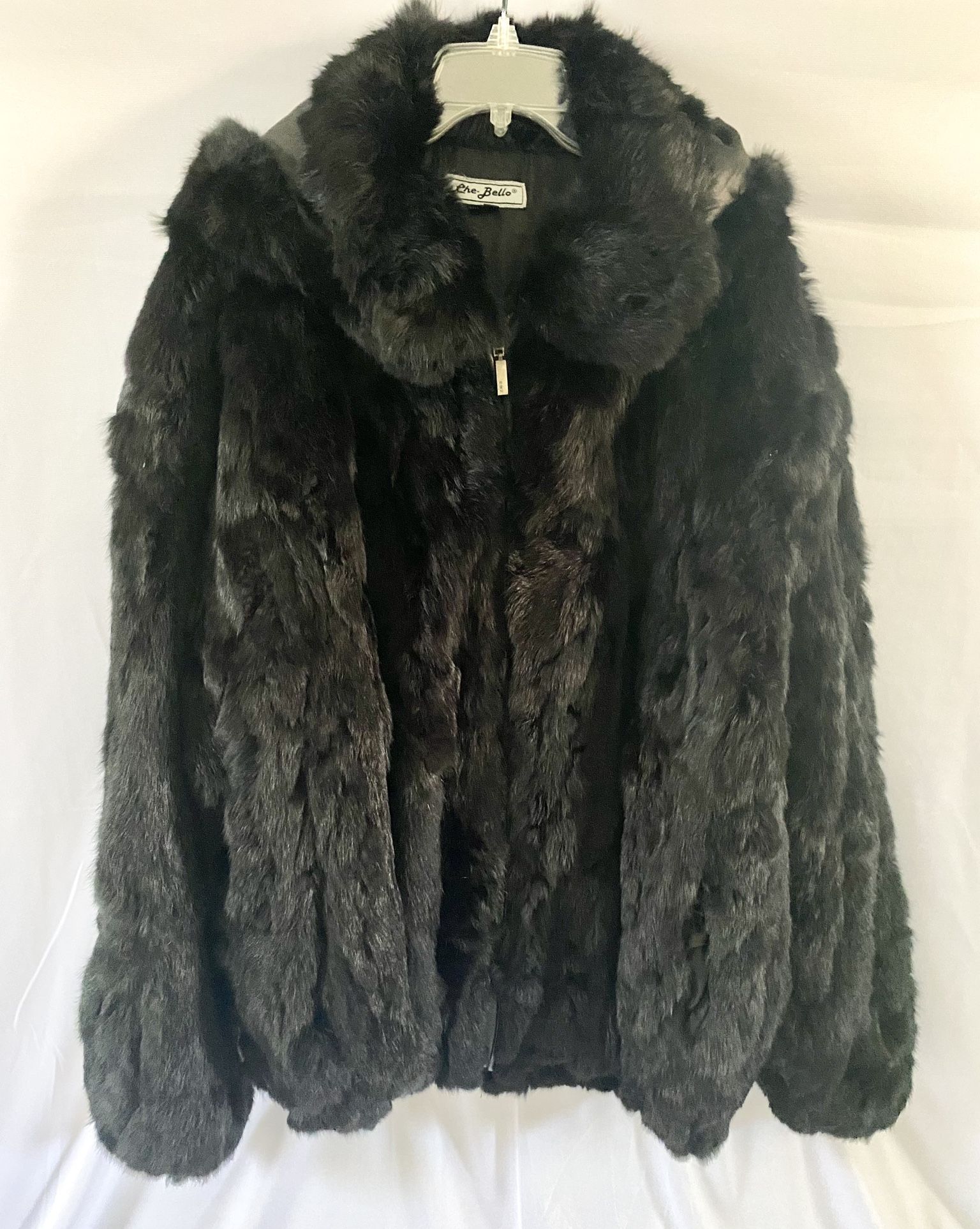 Che-Bello Men’s Rabbit Fur Coat